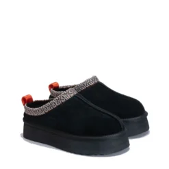 Sabot Imbottiti S by MASSIMO SANTINI linea Prisca in Velour Nero