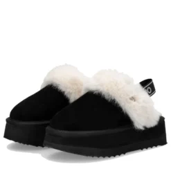 Sabot Platform Imbottiti LIU JO Jane 10 in Suede Nero