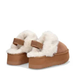 Sabot Platform Imbottiti LIU JO Jane 10 in Suede color Cognac