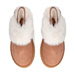 Sabot Platform Imbottiti LIU JO Jane 10 in Suede color Cognac
