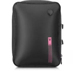 Sacca Sottovuoto per Zaino RONCATO linea Flatty in Tessuto Nero e Fucsia