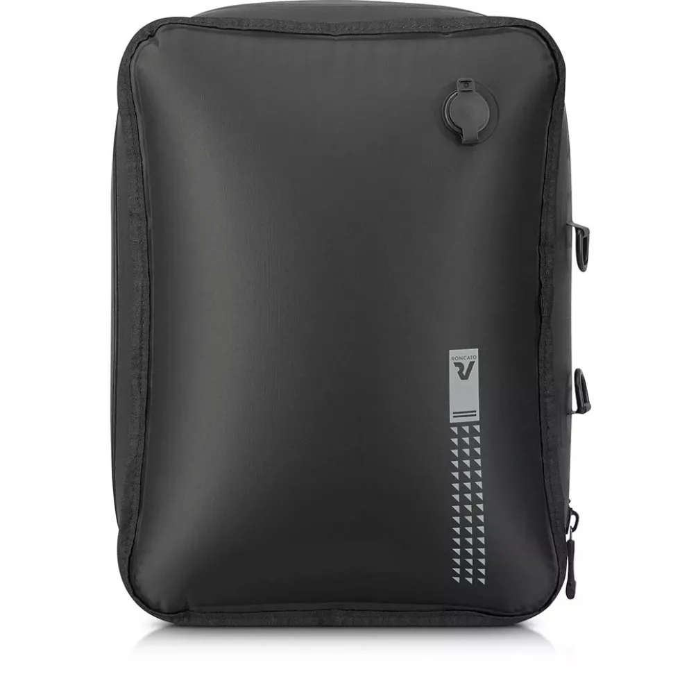 Sacca Sottovuoto per Zaino RONCATO linea Flatty in Tessuto Nero e Grigio