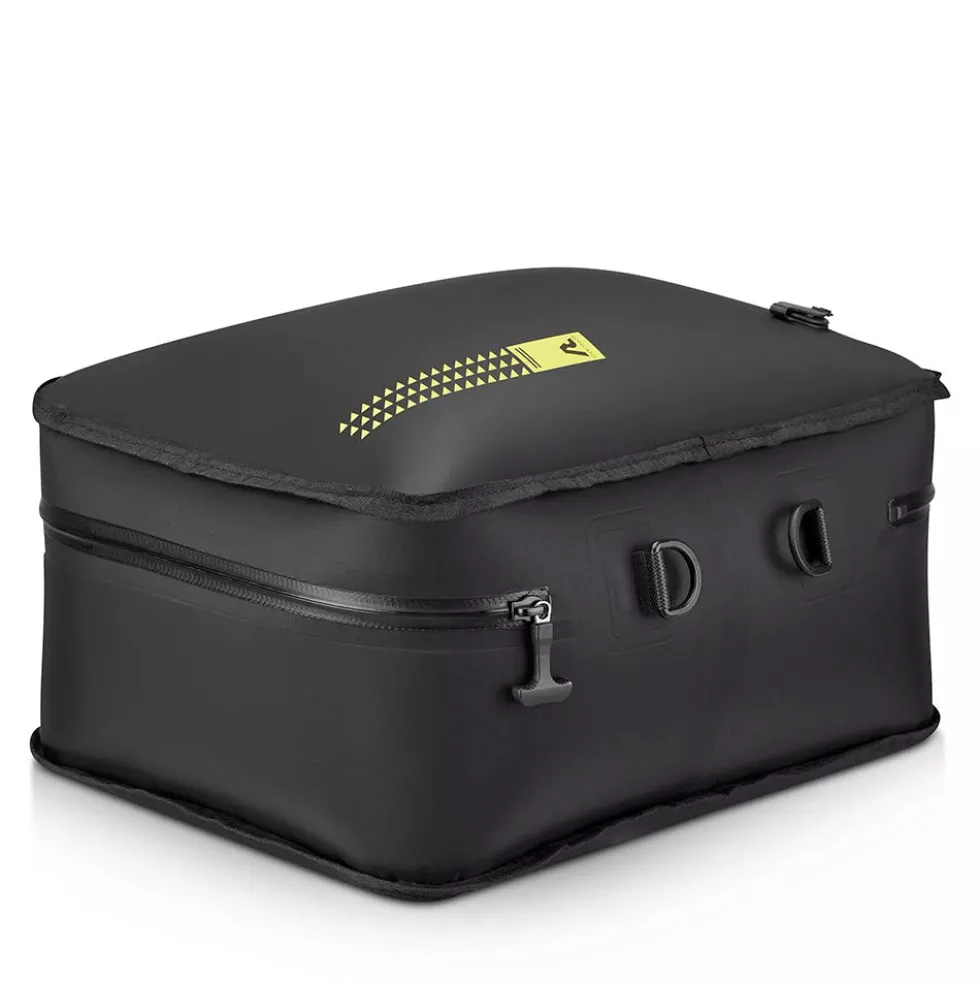 Sacca Sottovuoto per Zaino RONCATO linea Flatty in Tessuto Nero e Cyber Lime