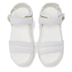Sandali Chuncky Donna LIU JO Steffy Sandal 01 in Suede Bianco