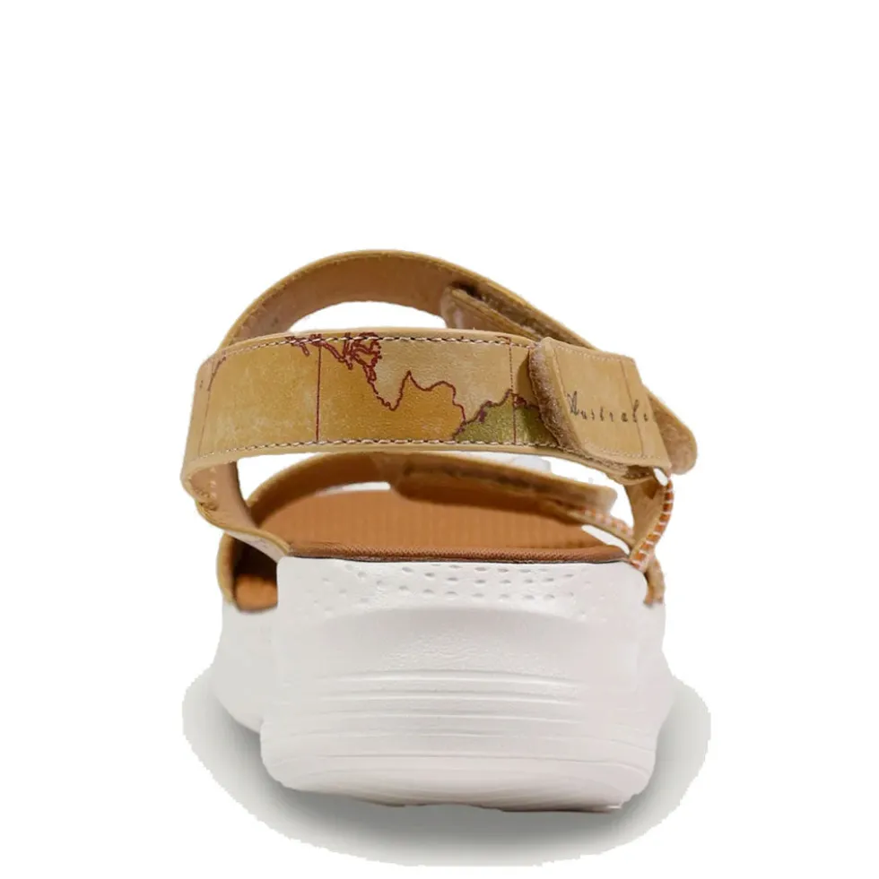 Sandali Donna 1A Classe Alviero Martini in Eco Nappa stampa Geo Classic 1409