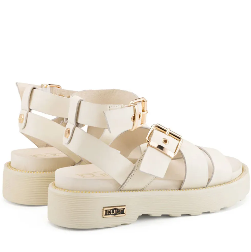 Sandali Donna CULT Ziggy 3442 in Pelle Off White