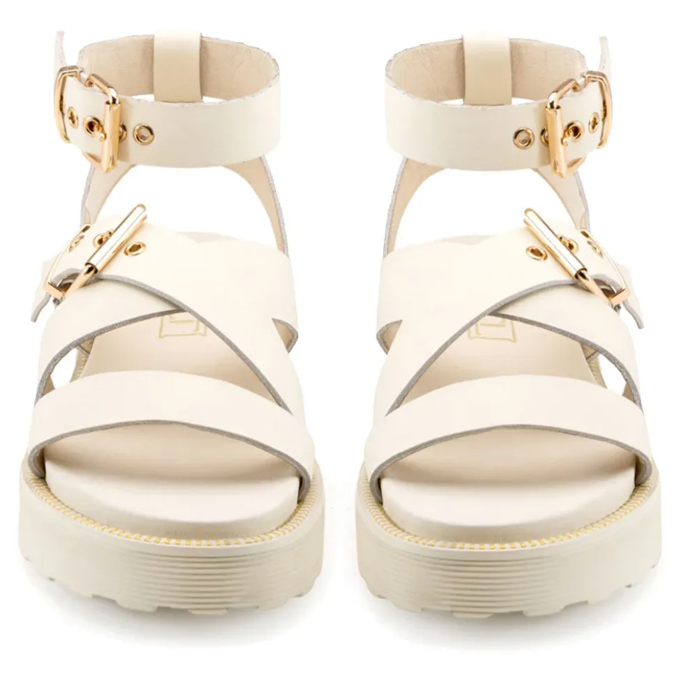 Sandali Donna CULT Ziggy 3442 in Pelle Off White