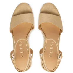 Sandali Donna GUESS con Zeppa Linea Everly Colore Natural