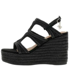 Sandali Donna GUESS con Zeppa Linea Evers Colore Nero