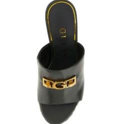 Sandali Donna GUESS con Zeppa Linea Evenza Colore Nero e Animalier