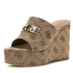 Sandali Donna GUESS con Zeppa Linea Evenza Colore Milk