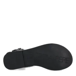 Sandali Flat PATRIZIA PEPE Girl linea Flyclassic Sandal in Pelle Nera