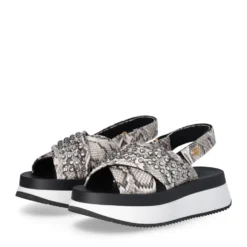 Sandali Platform con Borchie Gioiello LIU JO Dreamy Sandal 02 stampa Pitone