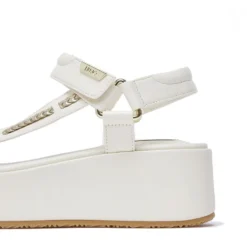 Sandali Platform Donna LIU JO Flo 05 in Vernice color Latte
