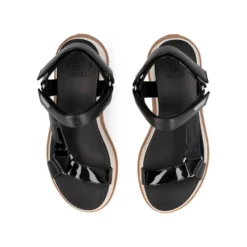 Sandali Platform Donna LIU JO Fiona 04 con Inserti in Vernice Nero