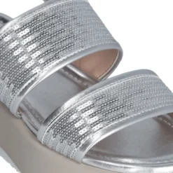 Sandali Platform LIU JO Amber 01 con Paillettes Silver