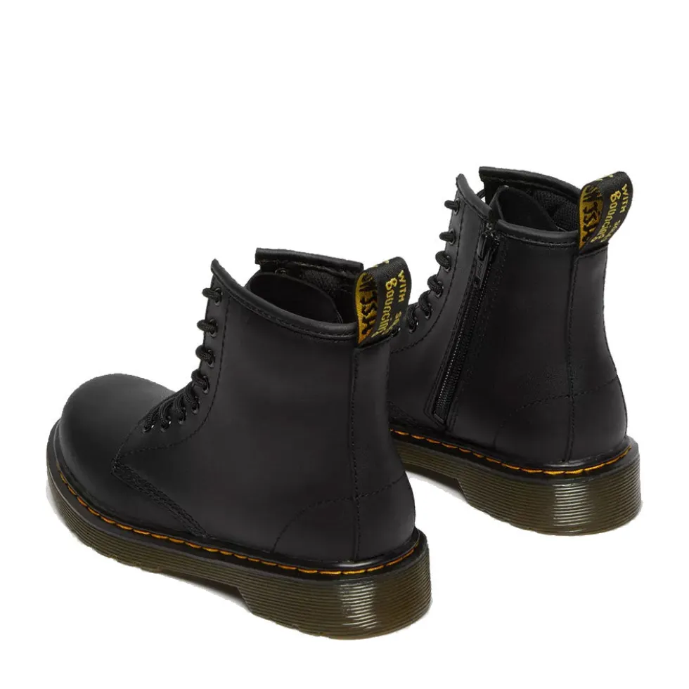 Scarpe Bambino DR. MARTENS Stivali linea 1460 J in Pelle Nera