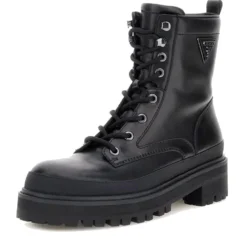 Scarpe Donna Anfibio GUESS in Pelle linea Bada Colore Nero