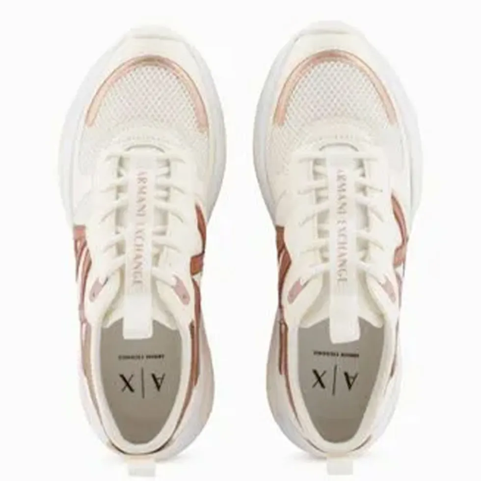 Scarpe Donna ARMANI EXCHANGE Sneakers Colore Off White - Rosè