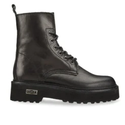 Scarpe Donna CULT Slash 1814 Anfibi in Pelle Nera