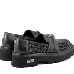 Scarpe Donna CULT Slash 4685 Mocassino in Pelle Traforata Nera