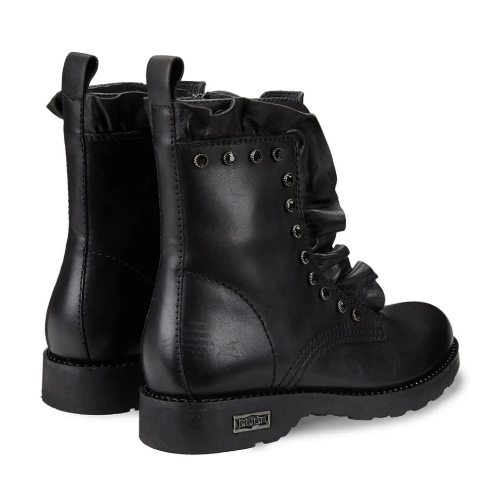 Scarpe Donna CULT Zeppelin 3202 Anfibi in Pelle Nera