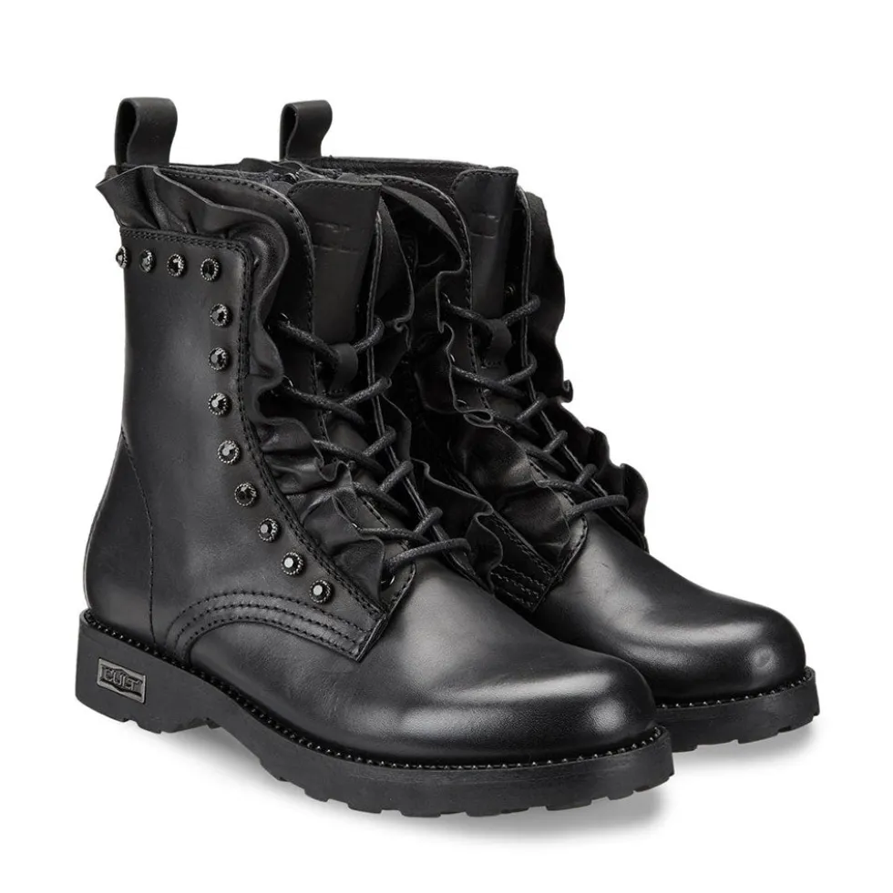 Scarpe Donna CULT Zeppelin 3202 Anfibi in Pelle Nera