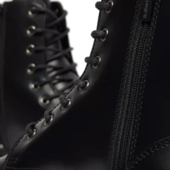 Scarpe Donna DR. MARTENS Stivali Platform linea Jadon in Pelle Nera