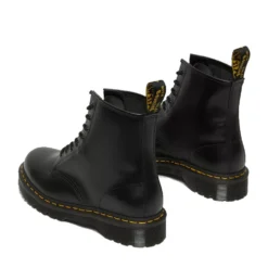 Scarpe Donna DR. MARTENS Stivali Platform linea 1460 BEX in Pelle Nera