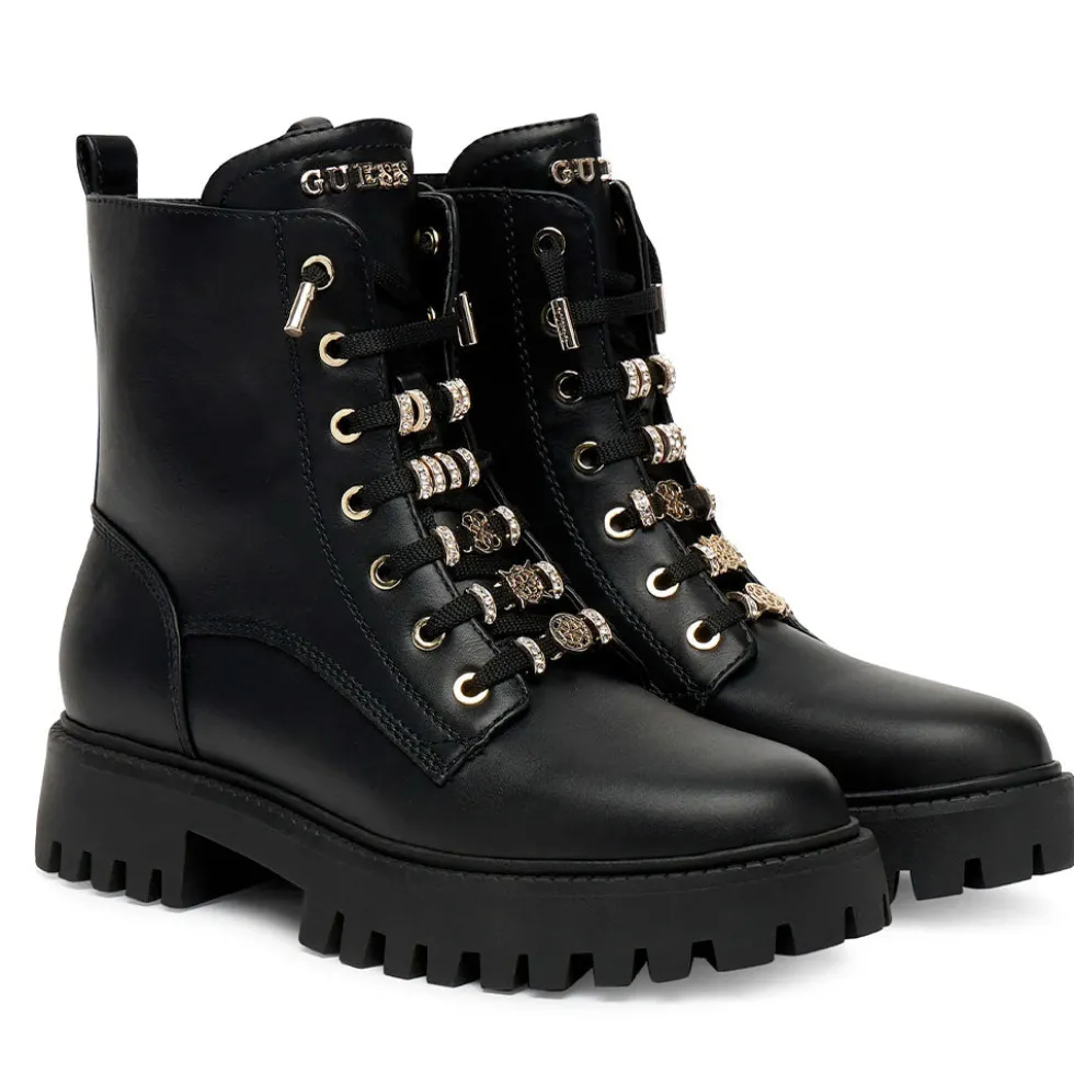 Scarpe Donna GUESS Anfibi linea Fionaa colore Nero