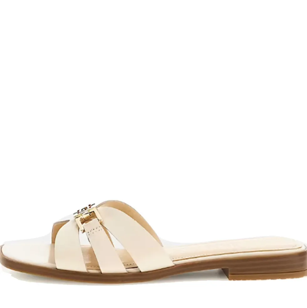 Scarpe Donna GUESS Ciabatte Linea Realla in Pelle Colore Cream