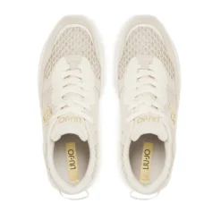 Scarpe Donna LIU JO Steffy 01 Sneakers Chuncky in Suede e Glitter color Latte