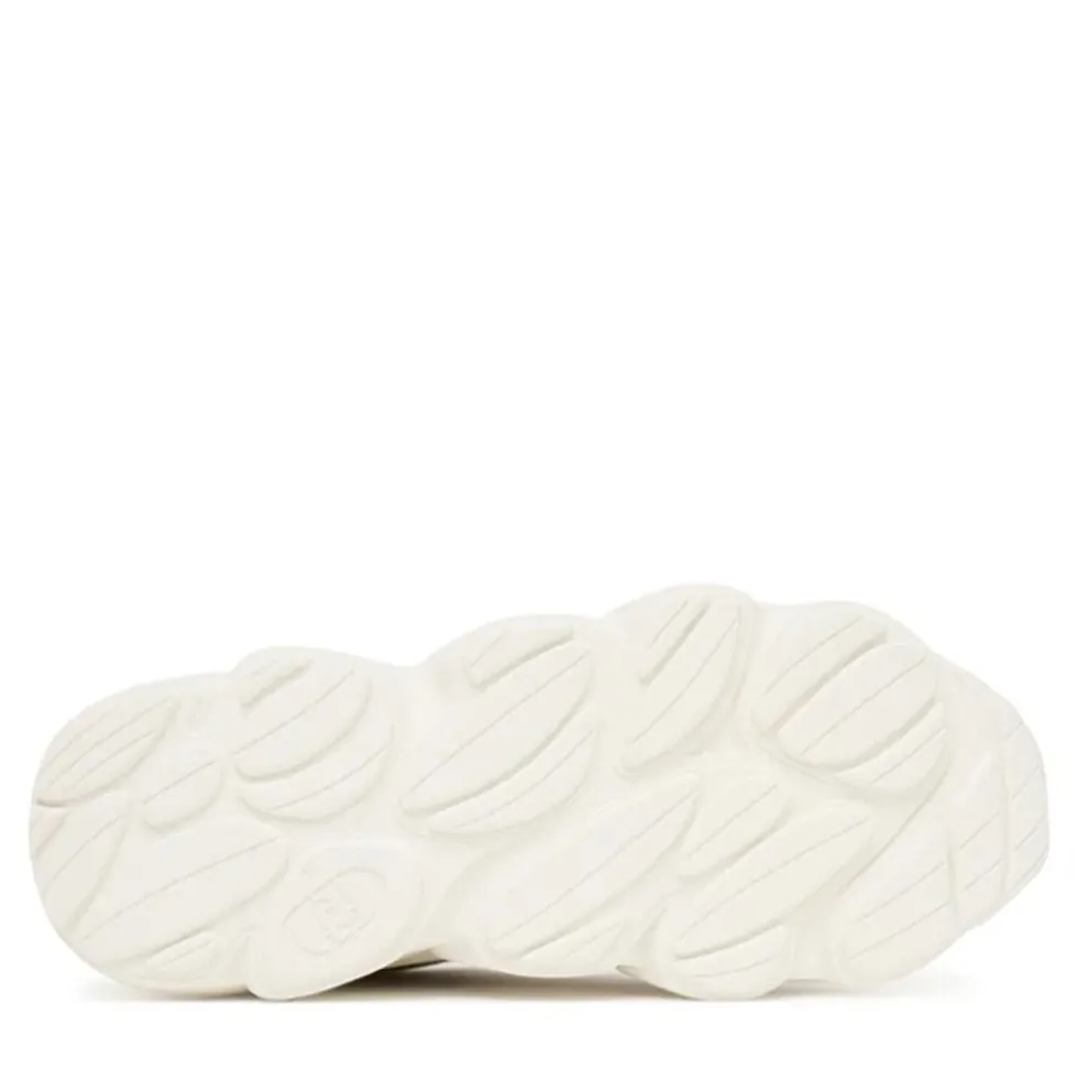 Scarpe Donna LIU JO Steffy 01 Sneakers Chuncky in Suede e Glitter color Latte