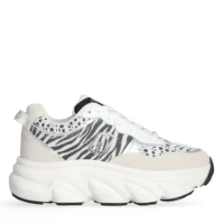 Scarpe Donna LIU JO Steffy 01 Sneakers Chuncky in Suede stampa Zebra