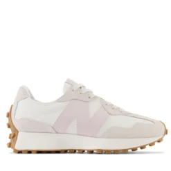 Scarpe Donna NEW BALANCE Sneakers 327 in Pelle e Suede colore Moonbeam e December Sky