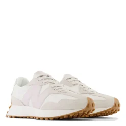 Scarpe Donna NEW BALANCE Sneakers 327 in Pelle e Suede colore Moonbeam e December Sky