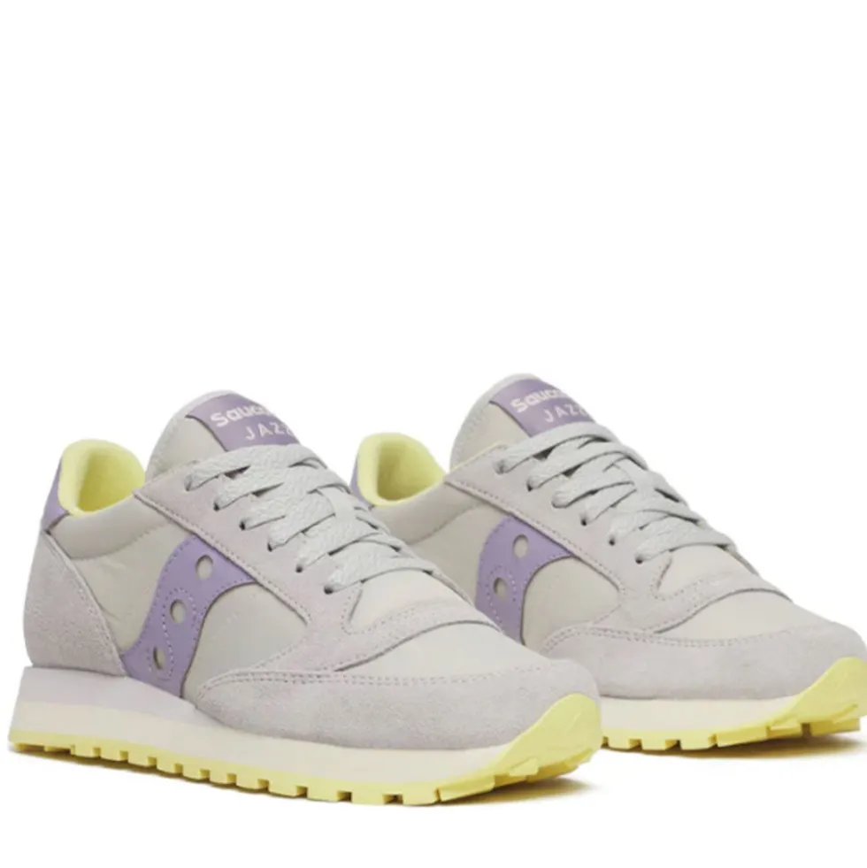 Scarpe Donna Saucony Sneakers Jazz Original White - Purple