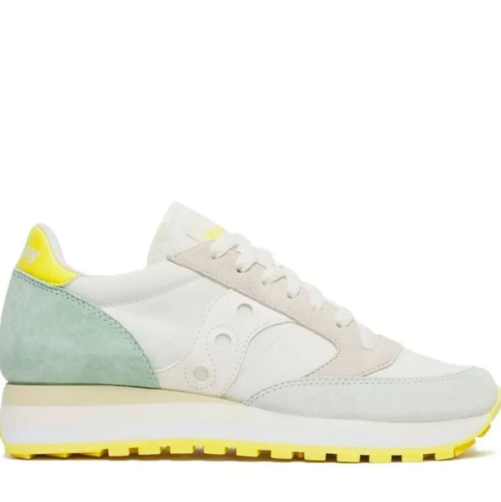 Scarpe Donna Saucony Sneakers Jazz Triple Ivory - Aqua