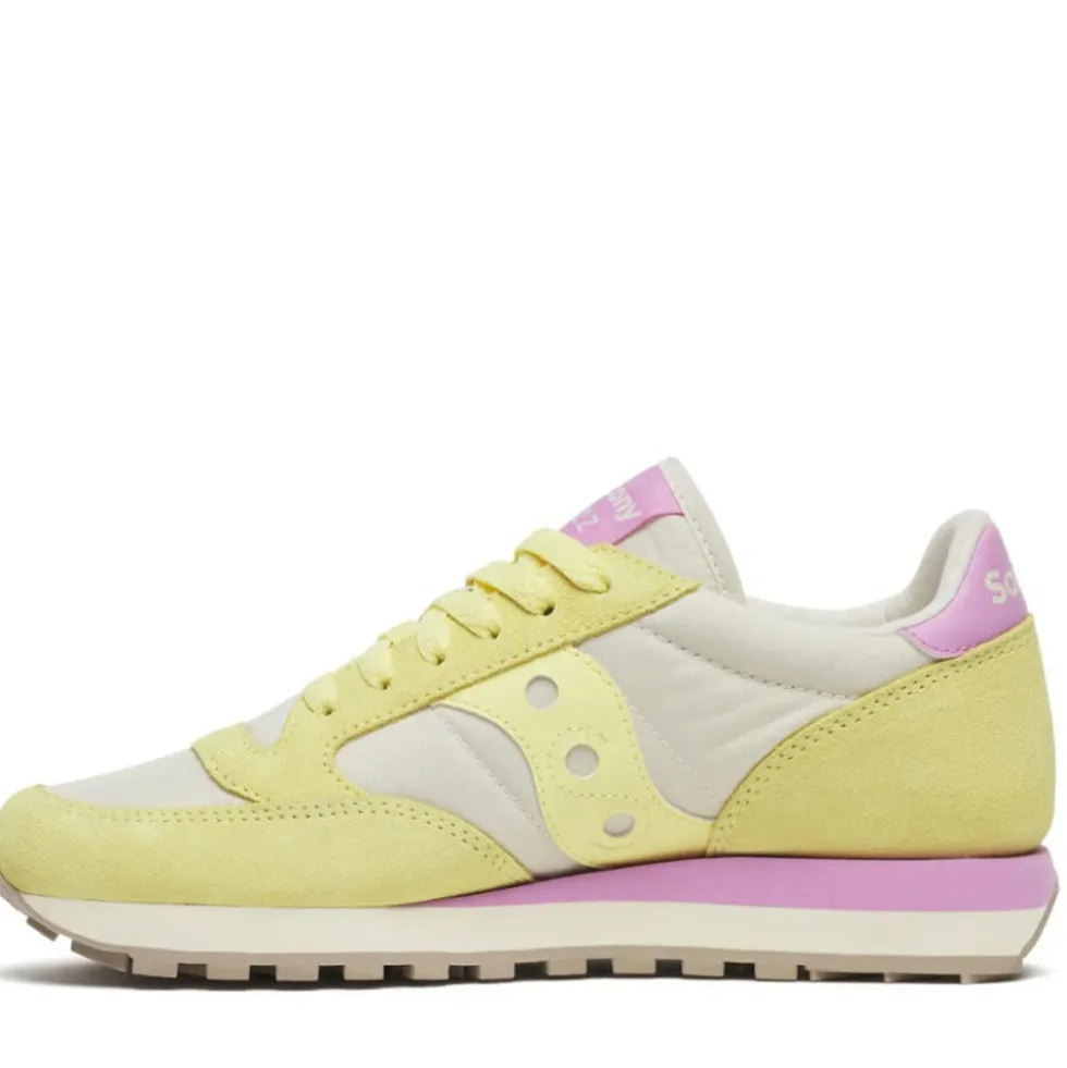 Scarpe Donna Saucony Sneakers Jazz Original Yellow - Orchid