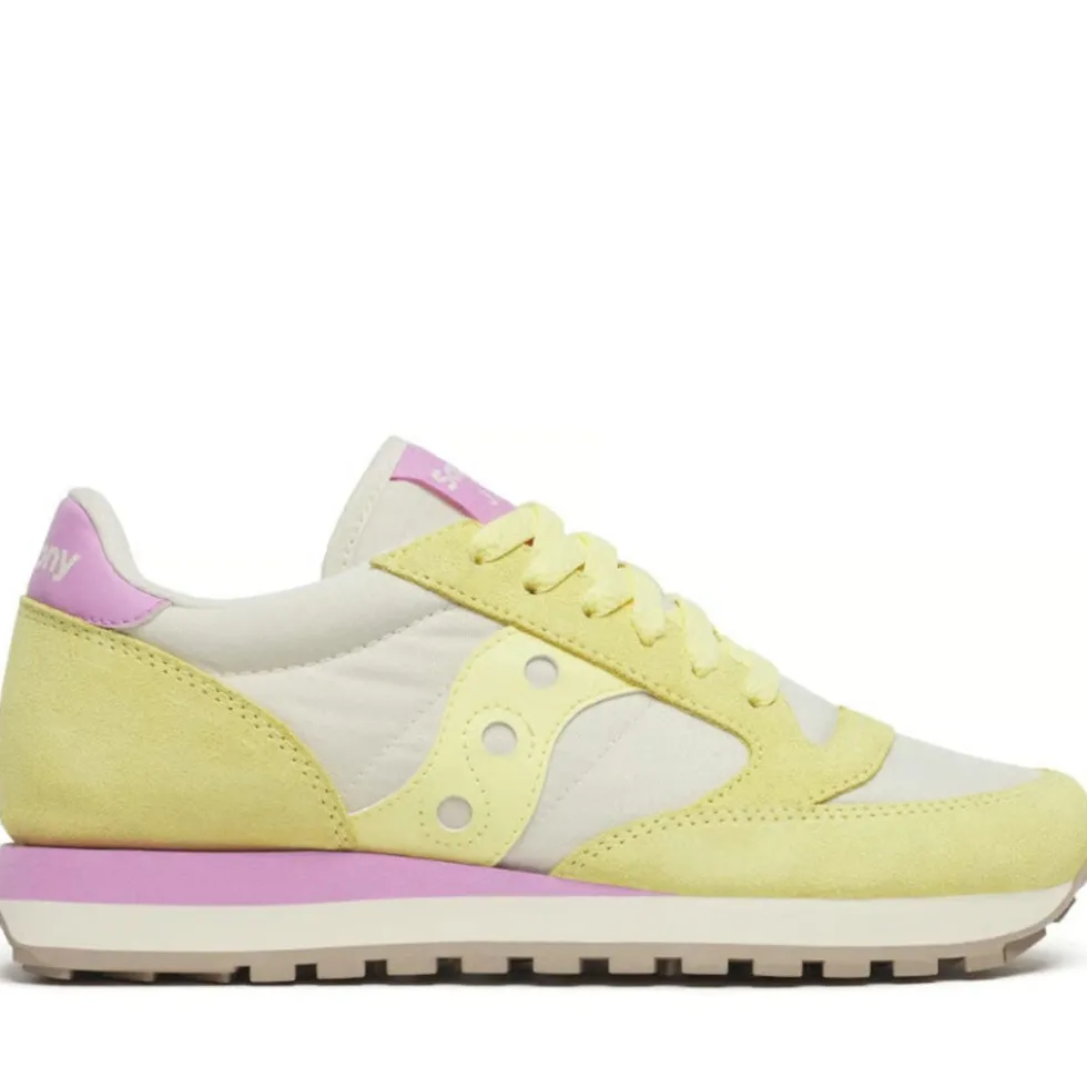 Scarpe Donna Saucony Sneakers Jazz Original Yellow - Orchid