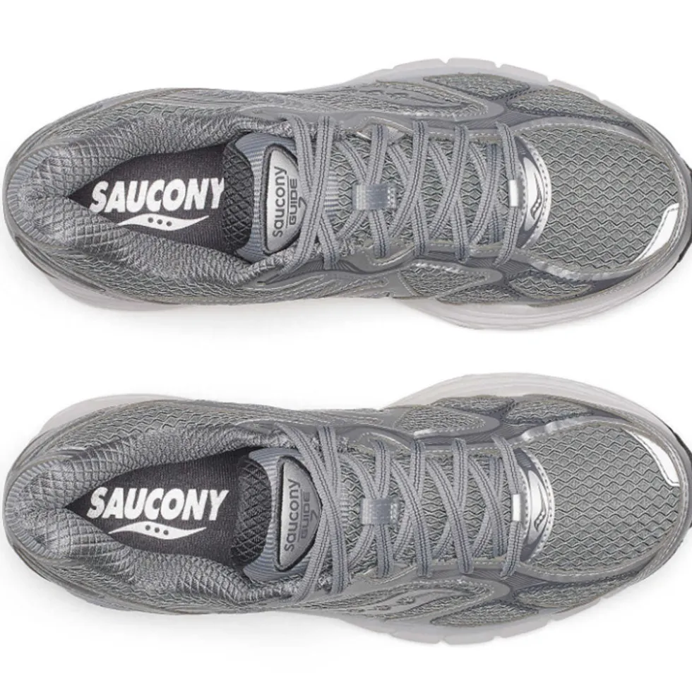 Scarpe Donna Saucony Sneakers Progrid Guide 7 Colore Grey - Silver