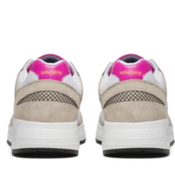 Scarpe Donna Saucony Sneakers Eclipse Colore White - Dark Grey