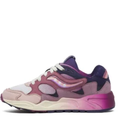 Scarpe Donna Saucony Sneakers Grid Shadow 2 Lilac - Blue