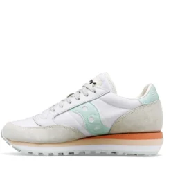 Scarpe Donna Saucony Sneakers Jazz Triple White - Light Blue