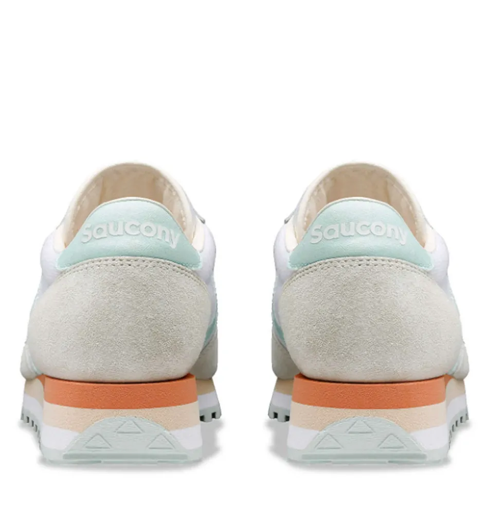 Scarpe Donna Saucony Sneakers Jazz Triple White - Light Blue