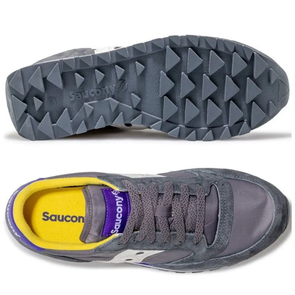Scarpe Donna Saucony Sneakers Jazz Triple Grey - White