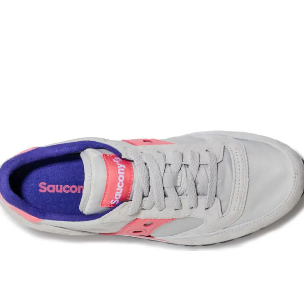 Scarpe Donna Saucony Sneakers Jazz Triple Grey - Coral