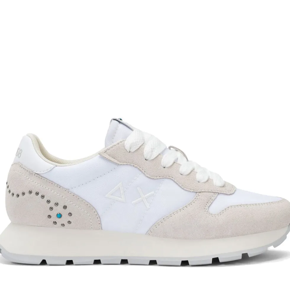 Scarpe Donna Sun68 Sneakers Ally Studs Colore Bianco - Z36205