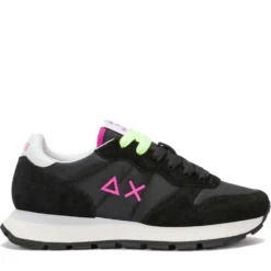 Scarpe Donna Sun68 Sneakers Ally Solid Nero - Fuxia - Z36201