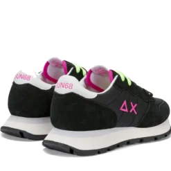Scarpe Donna Sun68 Sneakers Ally Solid Nero - Fuxia - Z36201